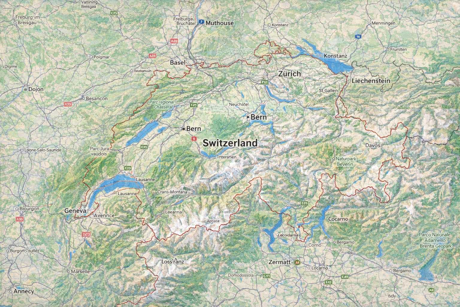 SWITZERLAND GEOGRAPHY